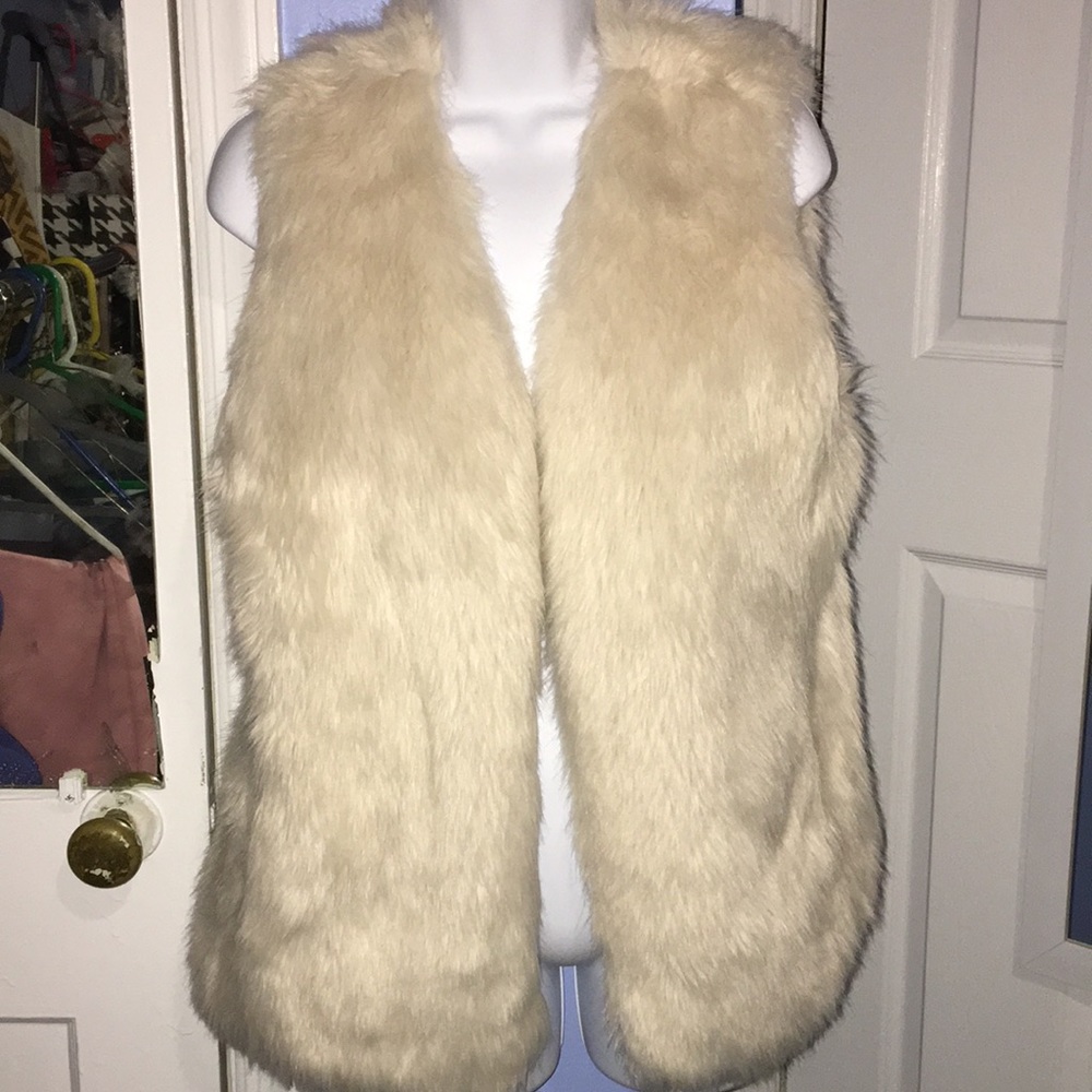 Faux fur vest